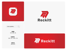 Lettermark Logo - Letter R Logo - Gradient Logo - Business Logo Design