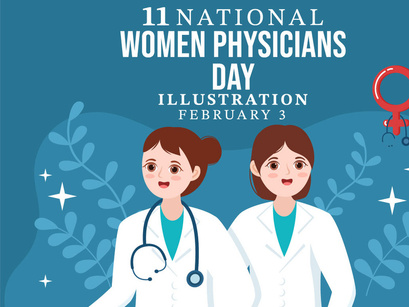 11 National Women Physicians Day Illustration