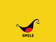 Smile logo and symbol vector image