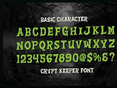 Crypt Keeper | Display Horror Font
