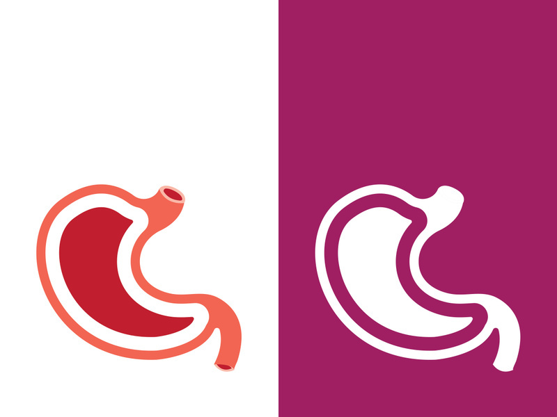 stomach care icon design concept vector illustration