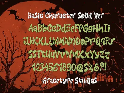 Drolling Maker | Liquid Horror Font