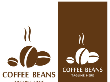 Premium coffee bean logo design. preview picture