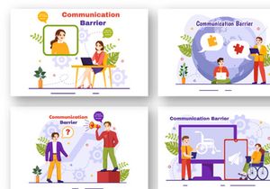 12 Communication Barrier Illustration