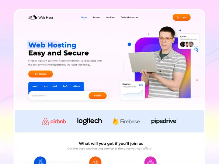 Web Hosting Website Design