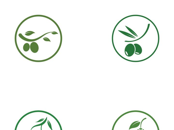Olive fruit logo design.