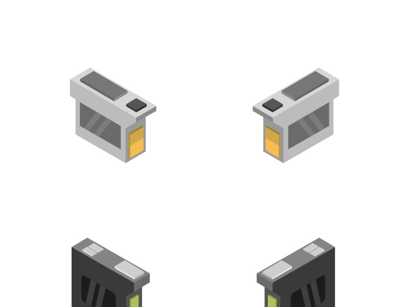 isometric printer cartridges