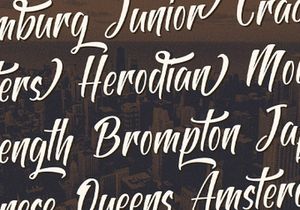 Antapin - Bold Script Font