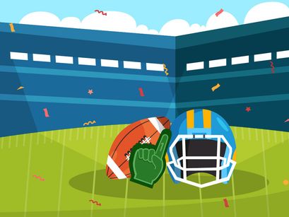 11 American Football Vector Illustration