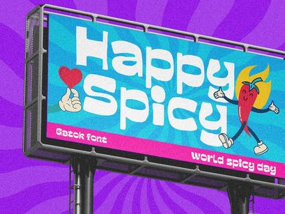 Gatok - Playful Display Typeface