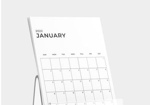 Monthly Calendar Vertical Printable Calendar Template Year 2022