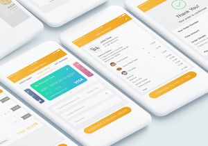 FoodMad App UI Kit - Food Delivery App Design Template