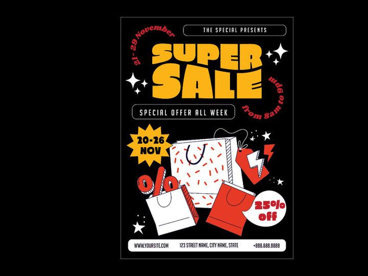 Super Sale Flyer
