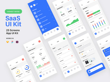 SaaS Ui Kit Free preview picture