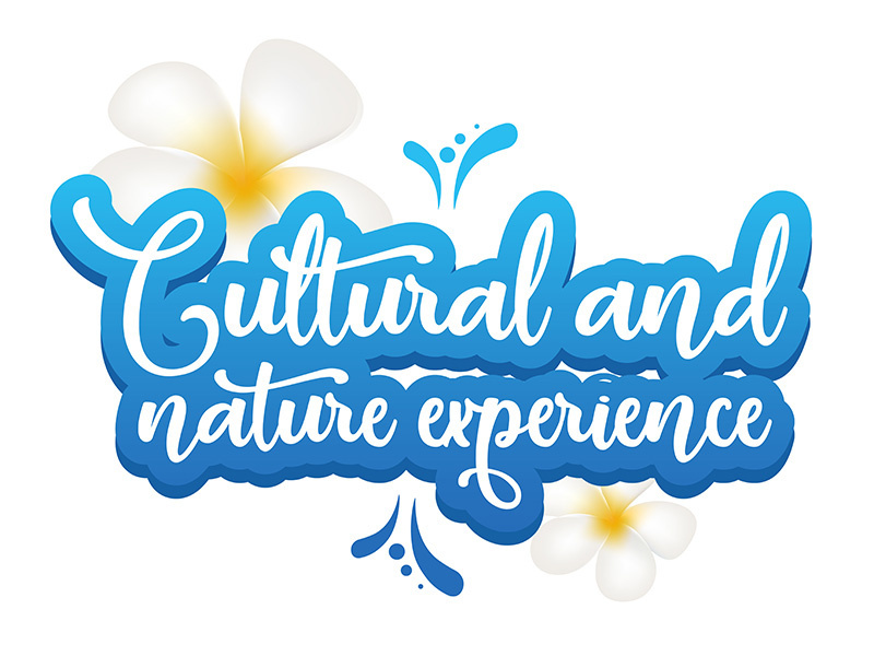 Cultural and native experience flat poster vector template
