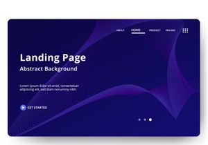 Asbtract background Landing page template vol 2