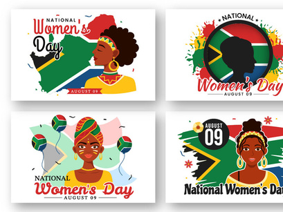 14 Happy Women Africa Day Illustration