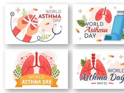 14 World Asthma Day Illustration