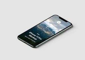 iPhone 11 pro max mockup