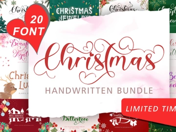 Christmas Handwritten Bundle preview picture