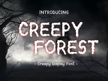 Creepy Forest - Free Font preview picture