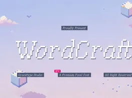 Word Craft | Premium Pixel Font preview picture