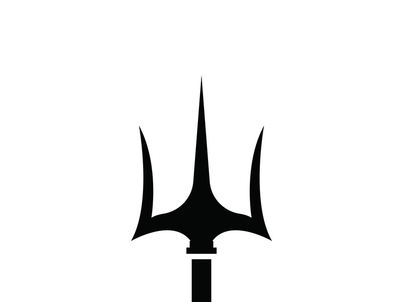 Trident Logo Template vector icon illustration design