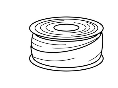 Rolo de fita adesiva branca isolado em fundo liso. Fita adesiva em branco para embalagem, artesanato e uso em escritório.