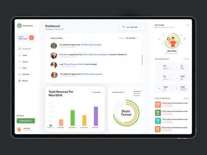 Dashboard for company