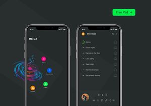 Iphone X Music Screens
