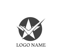 Star icon template vector illustration design