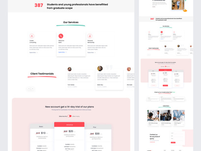LearnIt - Online Courses & Education Figma Template
