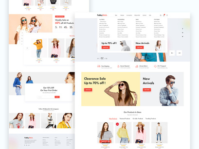 FabbyStitch - Fashion & Clothing eCommerce XD Template