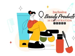 10 Inclusive Beauty Products Illustration preview picture