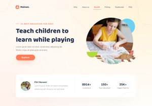 Childhood education Landingpage