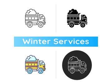 Snow hauling icon preview picture