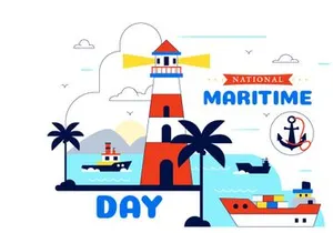10 National Maritime Day Illustration