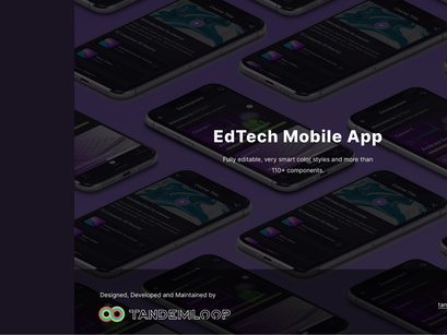 EdTech Mobile App FIGMA Template