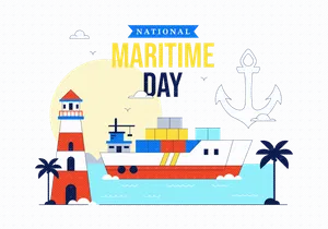 10 National Maritime Day Illustration
