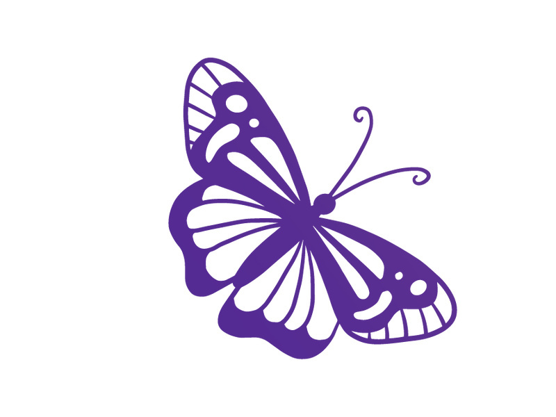 Butterfly, SVG Vector Illustration