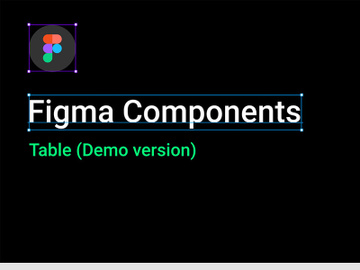 Figma Table UI Kit preview picture