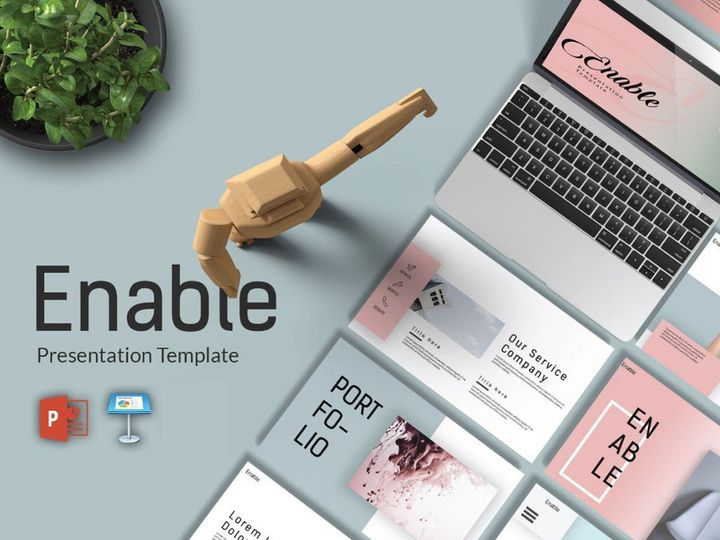 Enable Free Presentation Template