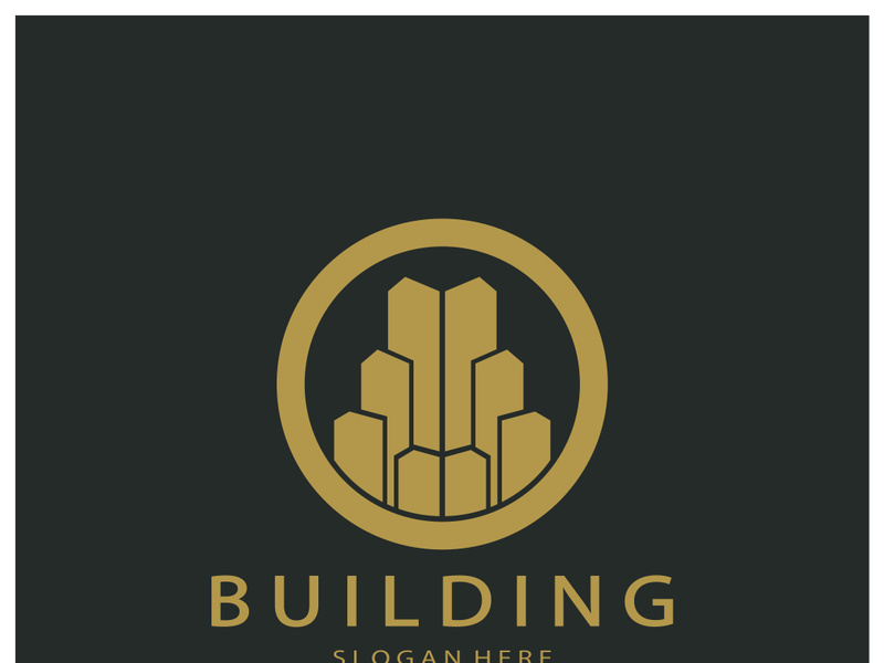 Building logo vector illustration design,Real Estate logo template, Logo symbol icon