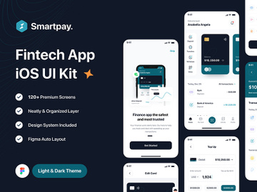 Smartpay Fintech App iOS UI Kit preview picture