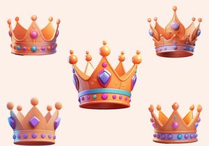 Royal Golden Crown kings PNG Clipart