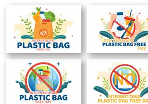 13 International Plastic Bag Free Day Illustration