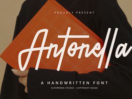 Antonella - Handwritten Font preview picture