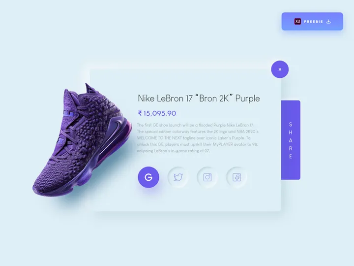 Social Share Design [Freebie]