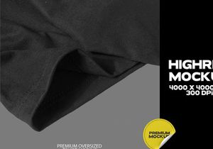 Oversized T-Shirt Mockup