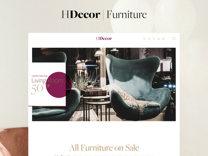 Home Decor | Furniture PSD Template